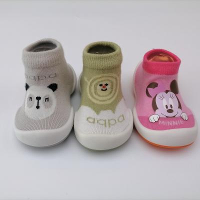 China OEM Service Sweat-absorbent Non-slip Baby Shoes Spandex Cotton Baby Shoes for sale