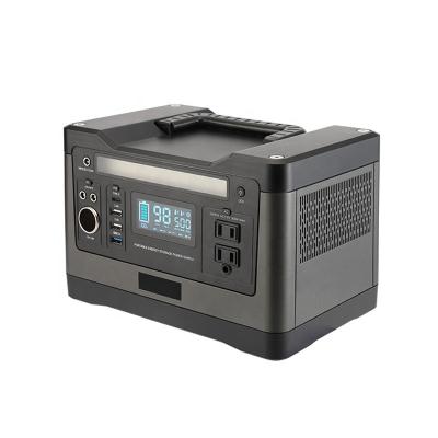 China Support 500w 110v 220v fast charging 500 watt solar generator portable power station for outdoor and home for sale