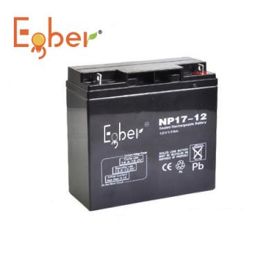 China Toys best quality 12v air to ground missile bateria 12v 17ah lead acid battery for sale