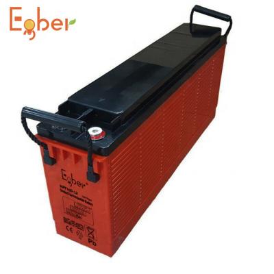 China Toys VRLA Deep Cycle Battery 12V 100Ah Front Terminal AGM Floating Long Life For Telecom Backup Power for sale