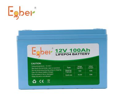 China Good quality deep cycle 12V 100ah lifepo4 lithium battery machine- battery with BMS system for sale