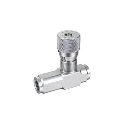 China Flow Regulating New Technology 1/4 Adjustable Flow Regulating Needle Hydraulic High Pressure Control Valve for sale