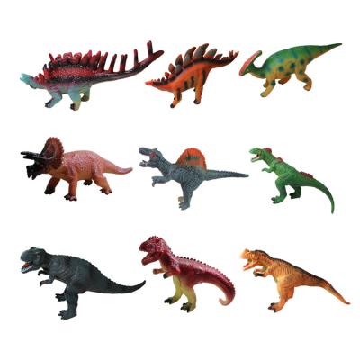 China 3d Light Hot Selling Animal Model Sound/Gifts Simulated Dinosaur Soft Rubber Dinosaur Voice Toys for sale