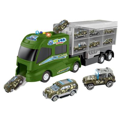 China Sound Simulation Custom Kid Diecast Multifunctional Toy Model Vehicles Truck Metal Car Toy For Boy for sale