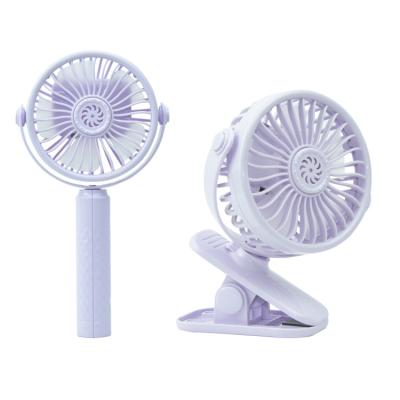 China Portable Handheld Small Fan USB Rechargeable Electric Mini Fan With Light for sale