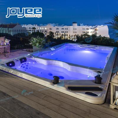 China JOYEE modern wholesale luxury outdoor endless garden balboa hot tub used bath spa swimming pool piscina swimming spas for sale