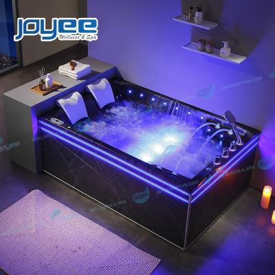 China function of skirt fashion 2 person tub corner whirlpool jakuzi double side (left skirt) JOYEE deep soak tub main shower for sale