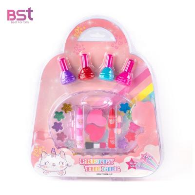 China Girls Gift Kids Makeup Kit Sets Cosmetics Friendly Non-Toxic Washable Eco-Friendly Nail Polish Make Up Set For Kids for sale