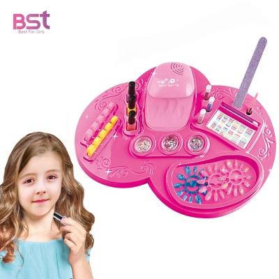 China Eco-Friendly Non-Toxic Girls Fashion Gifts Makeup Set DIY Nail Art Kit Nail Polish For Kids for sale