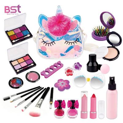 China Eco-Friendly Non-Toxic Cosmetics Gift Fashion Factory Interim Toddler Plastic Princess Girl Dress Up Toy Pretend Play Makeup Sets For Kids for sale