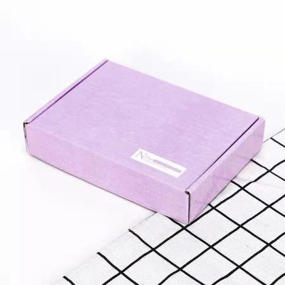 China Custom Handmade Low Price Logo Corrugated Cardboard Packaging Courier Parcel Drop Box For Shipping Goods for sale