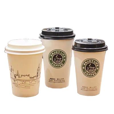 China Disposable Cup Custom Logo Disposable Cup Custom Single Wall Packaging Good Quality Coffee for sale