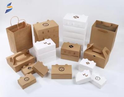 China Disposable Different Colors Custom Designed Environmental Friendly Disposable Fried Chicken Box for sale