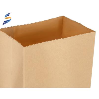 China Disposable Bread Packing Customs Service Cheap Food Packaging Brown Kraft Paper Bread Bag for sale