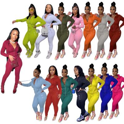 China Fashion Custom Women Breathable 2 Piece Team Apparel Tracksuit Women Hoodie Sweat Suits Two Piece Set for sale