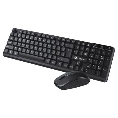 China LEME W200 Wireless Waterproof Black/White Typewriter Keyboard and Mouse Computer Desktop Combo Sets for sale