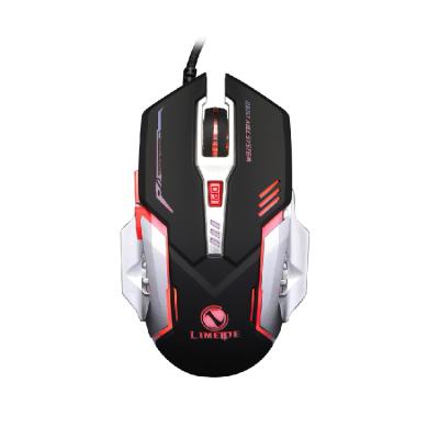 China Backlight Wired Mouse LEME V2 1800DPI LED RGB Gaming Mouse Wired Optical Ergonomic Computer Mouse for sale