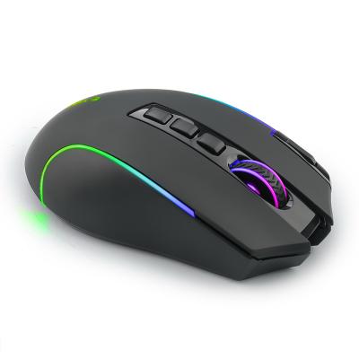 China EYOOSO X11 4000DPI 2.4G RGB Ergonomic Gaming Mouse Optical Gaming Mouse Ratones Wireless Game for sale