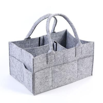 China Baby Outdoor Aid Sell Well Baby Products Organizer Bag Thermal Baby Outdoor Aid Felt Mom Diaper Bag for sale