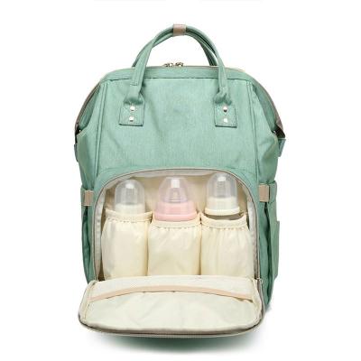 China Hot sale Ourtdoor travel multifunctional Oxford clothc hanging diaper bag for baby backpack travel bags diaper mom bag for sale