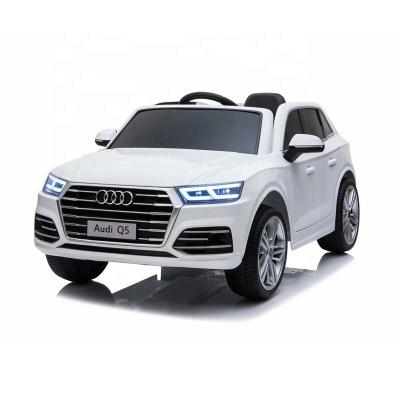 China Multifunctional steering wheel with music effects authorized Audi Q5 baby ride on car childern kids electric ride on ride on kids battery operated wholesale for sale