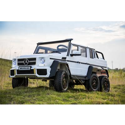 China Ride On Toy Licensed 6wheel G63 6X6 Mercedes Kids Electric Car Ride On 2 Seater Electric Cars For Big Kids for sale