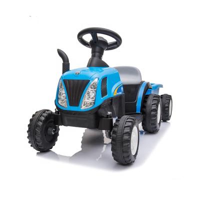 China Electric Pedal Controlled Authorized HOLLAND T7 Ride On Electric Tractor Mini Tractor For Kids Tractor Toys To Drive for sale