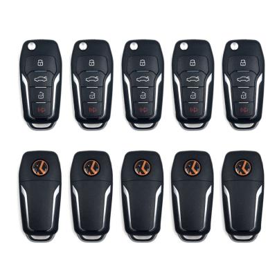 China For VVDI2/MAX/Mini Xhorse Universal 4 Buttons Wire Car Remote Key For Ford VVDI2 VVDI Key Tool VVDI Max Mini Key Programmer XKFO00EN for sale