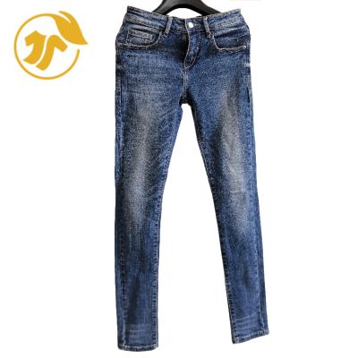 China High Grade Occasion Clothes Bullets Second Hand Clothes Women Jean Pants Used Clothing California Skinny Matched Usedclothes for sale