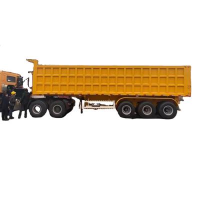 China Low Price 2/3/4 Axle Side Dump Semi Trailer 20/40 Ft Tipper Side Semi Trailer Truck Trailer For Transportation for sale