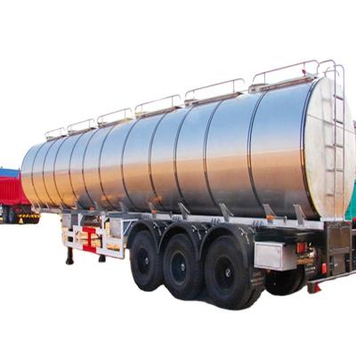 China China 43Ton Truck Trailer 43000 Liters Tanker Semi Trailer Fuel Oil Diesel Oil Tank Car Trailer for sale