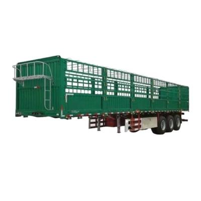 China High quality best price 3 axle stake barrier semi truck trailer for sale for sale