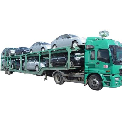 China Hot sale 8 car capacity double tier 2 axle car carrier trailer truck trailer for sale in philippines for sale