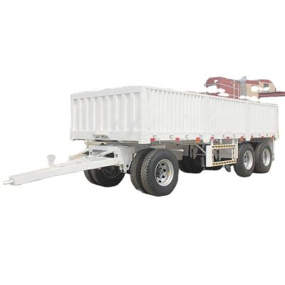 China Truck Trailer 3 Bar Axle Side Wall Cargo Trailer Transport Suction Hitch Trailer for sale