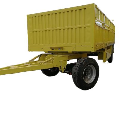 China High efficiency warehouse pulling full trailer, side wall pulling dropside truck trailer for sale