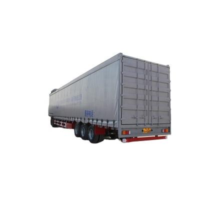 China Truck Trailer 3 Axle 60 Ton Jointed Type Van Type Heavy Duty Cargo Box Trailer Semi Trailer for sale