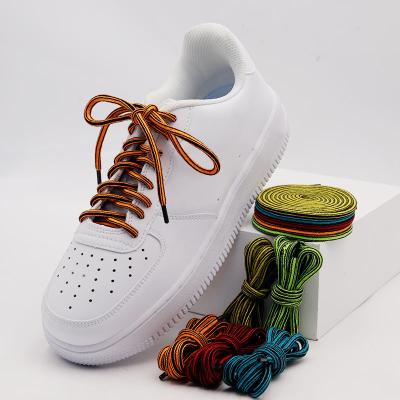 China Round Weiou Lace Company Classic Design High Tensile Strength Twine Flat Decorative Macrame Elastic Cord For Jordans Sneakers for sale