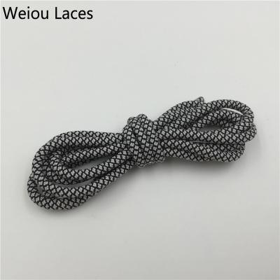 China Weiou Round Shining Shoe Laces Glow In The Dark Laces Fashion Mens Fashionable Women Kids Sports Shoe Decoration for sale