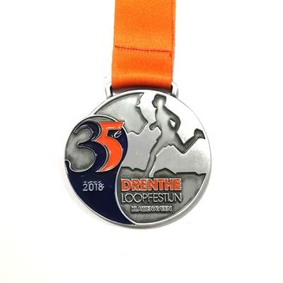 China Europe High Quality Custom Zinc Alloy Sports Running Awards Metal Medal for sale