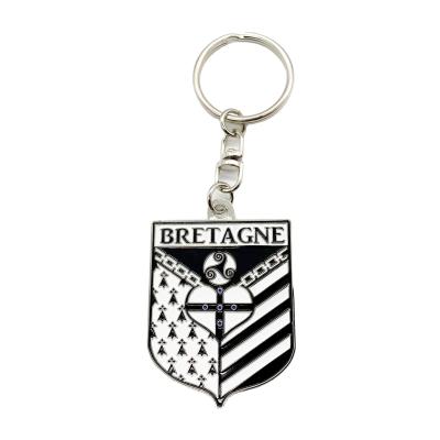 China Hot Selling High Quality Custom Gold Silver Enamel Metal Soft Metal Key Chain Cartoon Key Holder Metal Keychain for sale