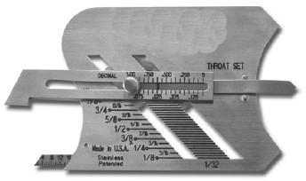 China Adjustable Ndt Accessories / Acero Inoxidable Fillet Weld Gage Set Oem Odm for sale