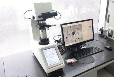 China Selbst- Drehkopf Mikro-Vickers-Härte-Prüfvorrichtung/Microhardness-Einheits-hohe Präzision zu verkaufen