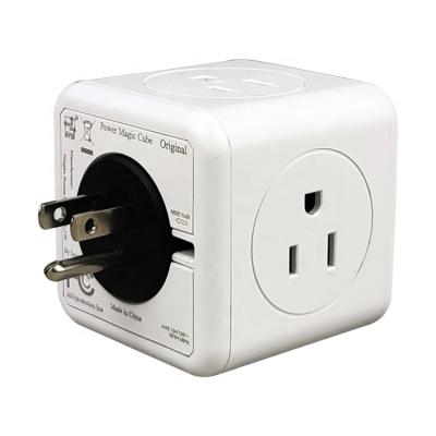 China Industrial Type C USB Charger Power Strip Powercube Outlet 4 Socket Multiple USB Port Sockets USA Canada Japan Brazil Thailand Australia for sale