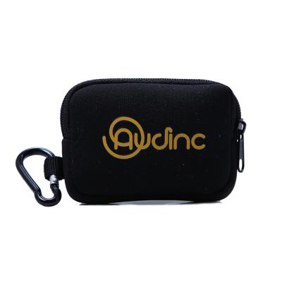 China Main pocket of small eco-friendly wholesale plain neoprene with zipper and hook for sale