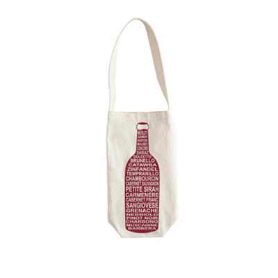 China Wholesale Reusable Eco Friendly Wine Bottle Tote Gift Bag Cotton Canvas Cloth Bottle Packing Wine Bottle for sale