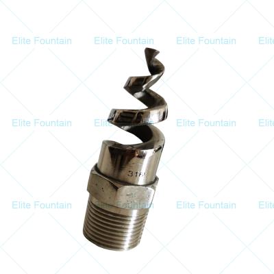 China Modern Spiral Foam Sprinkler Jet Nozzle For Fountain Spiral Sprinklers for sale