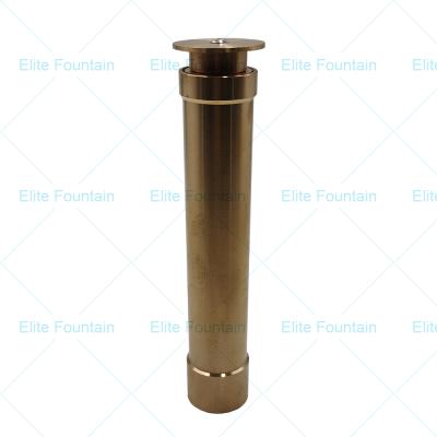 China Modern Brass Double Fountain Lily Nozzle Fountain Jet Double Layer Trumpet Flower for sale