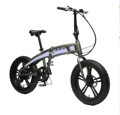 China Fat 20 Inch Aluminum Alloy Battery Hidden Tire Folding Ebike With Rear Hub Motorcycle Electric Bike for sale