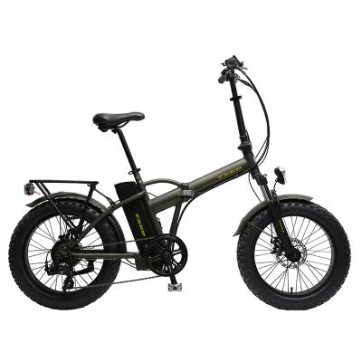 China Aluminum Alloy 7 Speed ​​20 Inch E Bike Foldable Electric Bicycle for sale