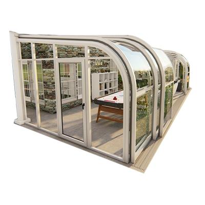 China Manufacturing Modern Custom Size Sunrooms Glass Rooms for sale